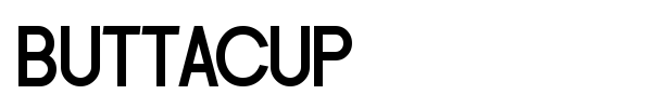 Buttacup font preview